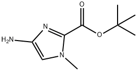 1H-Imidazole-2-carboxylic acid, 4-amino-1-methyl-, 1,1-dimethylethyl ester Structure