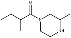 2-methyl-1-(3-methylpiperazin-1-yl)butan-1-one Structure