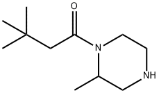 3,3-dimethyl-1-(2-methylpiperazin-1-yl)butan-1-one 구조식 이미지