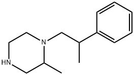 2-methyl-1-(2-phenylpropyl)piperazine 구조식 이미지