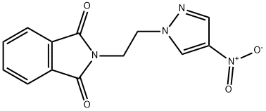 2-[2-(4-nitro-1H-pyrazol-1-yl)ethyl]-2,3-dihydro-1H-isoindole-1,3-dione Structure