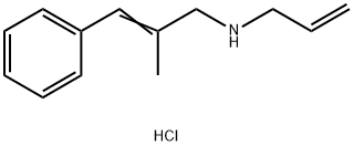 [(2E)-2-methyl-3-phenylprop-2-en-1-yl](prop-2-en-1-yl)amine hydrochloride 구조식 이미지