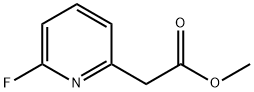 Methyl 2-(6-fluoropyridin-2-yl)acetate Structure