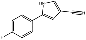 5-(4-fluorophenyl)-1H-pyrrole-3-carbonitrile 구조식 이미지