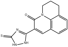 2-(5-Mercapto-1H-[1,2,4]triazol-3-yl)-6,7-dihydro-5H-pyrido[3,2,1-ij]quinolin-3-one Structure