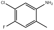 5-Chloro-4-fluoro-2-methylaniline 구조식 이미지