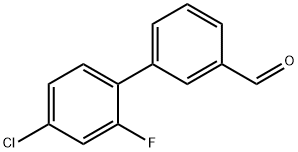 4-CHLORO-2-FLUORO-[1,1-BIPHENYL]-3-CARBALDEHYDE Structure