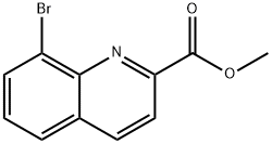 8-Bromo-quinoline-2-carboxylic acid methyl ester 구조식 이미지