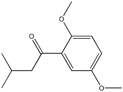 1-(2,5-dimethoxyphenyl)-3-methylbutan-1-one 구조식 이미지