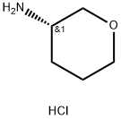 (S)-테트라히드로-2H-피란-3-아민염산염 구조식 이미지