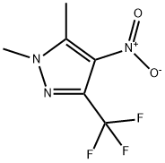 1,5-dimethyl-4-nitro-3-(trifluoromethyl)-1H-pyrazole 구조식 이미지