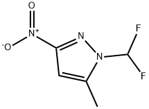 1-(difluoromethyl)-5-methyl-3-nitro-1H-pyrazole 구조식 이미지