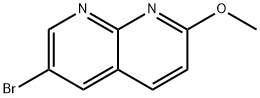 6-bromo-2-methoxy-1,8-naphthyridine 구조식 이미지