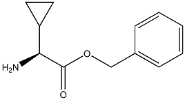RS-2-Cyclopropylglycine phenylmethyl ester 구조식 이미지
