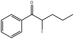 2-iodo-1-phenylpentan-1-one 구조식 이미지