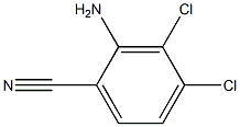 2-Amino-3,4-dichlorobenzonitrile Structure