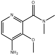 4-amino-3-methoxy-N,N-dimethylpicolinamide 구조식 이미지