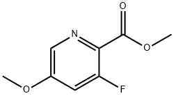 Methyl 3-fluoro-5-methoxypicolinate 구조식 이미지