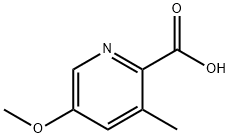 5-Methoxy-3-methylpicolinic acid Structure