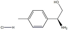 (S)-2-Amino-2-(p-tolyl)ethanol hydrochloride 구조식 이미지