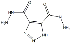 1H-1,2,3-Triazole-4,5-dicarboxylic acid, dihydrazide 구조식 이미지