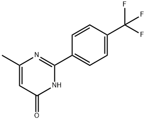 6-methyl-2-[4-(trifluoromethyl)phenyl]-1H-pyrimidin-4-one 구조식 이미지