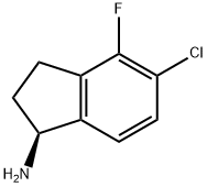 (1S)-5-CHLORO-4-FLUORO-2,3-DIHYDRO-1H-INDEN-1-AMINE Structure