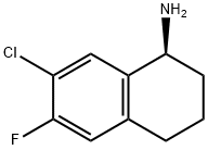 (1S)-7-CHLORO-6-FLUORO-1,2,3,4-TETRAHYDRONAPHTHYLAMINE Structure