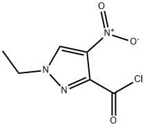 1-ethyl-4-nitro-1H-pyrazole-3-carbonyl chloride 구조식 이미지