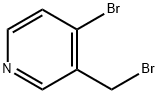 4-bromo-3-(bromomethyl)pyridine 구조식 이미지