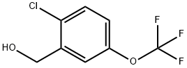 (2-Chloro-5-trifluoromethoxy-phenyl)-methanol 구조식 이미지