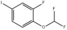 1-(difluoromethoxy)-2-fluoro-4-iodobenzene Structure