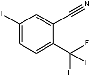 5-iodo-2-(trifluoromethyl)benzonitrile 구조식 이미지