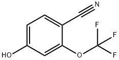 4-Hydroxy-2-trifluoromethoxy-benzonitrile Structure