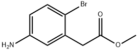 methyl 5-amino-2-bromophenylacetate 구조식 이미지