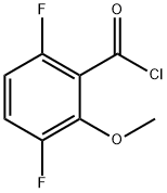 3,6-Difluoro-2-methoxybenzoyl chloride Structure