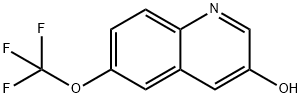 3-HYDROXY-6-(TRIFLUOROMETHOXY)QUINOLINE Structure