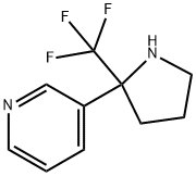 3-(2-(TRIFLUOROMETHYL)PYRROLIDIN-2-YL)PYRIDINE Structure