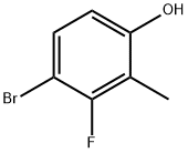 4-bromo-3-fluoro-2-methylphenol Structure