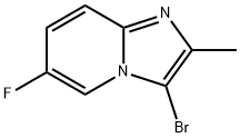 3-bromo-6-fluoro-2-methylimidazo[1,2-a]pyridine Structure