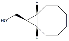 (1R,8S,9r)-bicyclo[6.1.0]nonan-9-ylmethanol 구조식 이미지