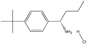 (1S)-1-[4-(TERT-BUTYL)PHENYL]BUTYLAMINE HYDROCHLORIDE 구조식 이미지