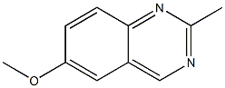 6-Methoxy-2-methylquinazoline 구조식 이미지