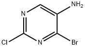 4-Bromo-2-chloro-5-pyrimidinamine 구조식 이미지