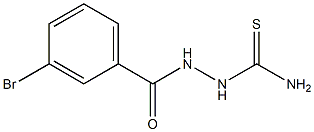 [(3-bromobenzoyl)amino]thiourea Structure