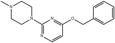 4-(benzyloxy)-2-(4-methylpiperazin-1-yl)pyrimidine Structure