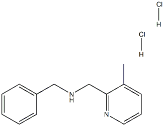 N-benzyl-1-(3-methyl-2-pyridinyl)methanamine dihydrochloride Structure