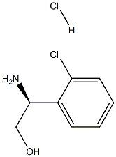 (S)-2-Amino-2-(2-chlorophenyl)ethanol hydrochloride 구조식 이미지