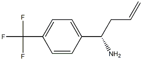 (1S)-1-[4-(TRIFLUOROMETHYL)PHENYL]BUT-3-ENYLAMINE Structure