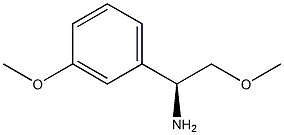 (1S)-2-METHOXY-1-(3-METHOXYPHENYL)ETHAN-1-AMINE Structure